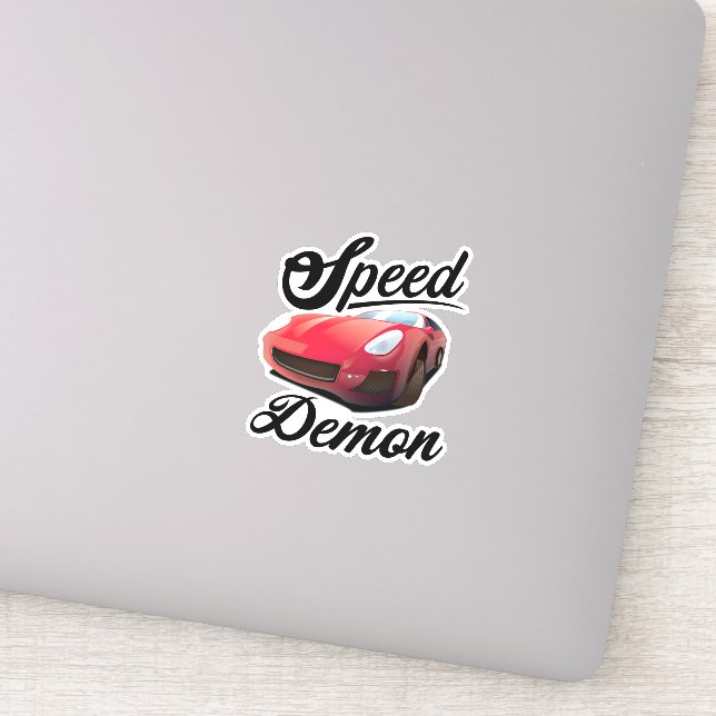 Sticker Démon de la vitesse (Détail)