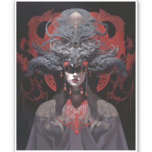 Sticker Demon Queen Imaginaire Art