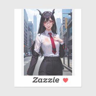 Sticker Démon Sexy, Mature Business Demon