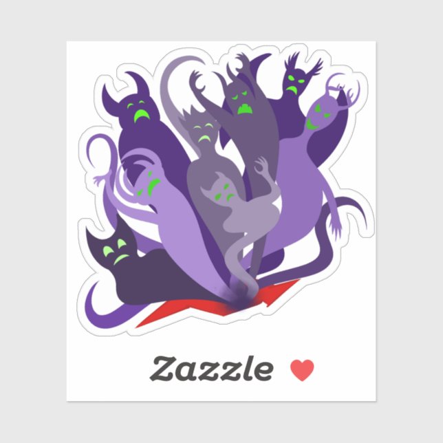 Sticker Demons of the Abyss (Feuille)