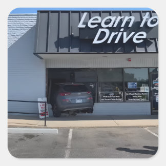 Sticker Démotivationnel "Apprendre À Conduire"