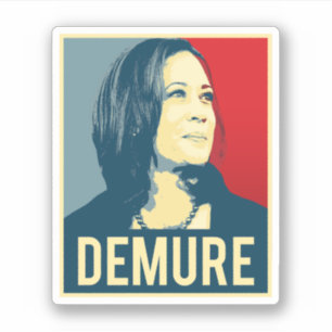 Sticker Demure et Mindful Kamala Harris