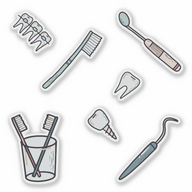 Sticker Dentist Pack (Devant)
