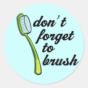 Sticker Dentist pour brosse à dents amusant