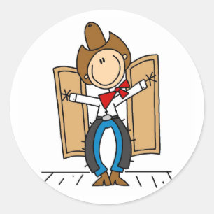Sticker d'entrée de Cowboy