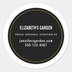 Sticker d'entreprise simple sur Arrière - plan noi