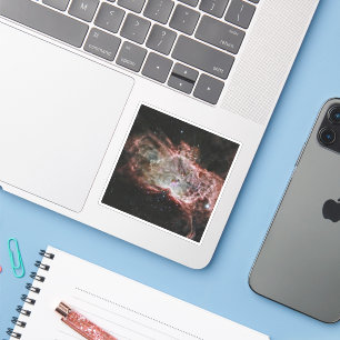 Sticker Des Clusters Étoiles Au Centre De La Nebula De Fla