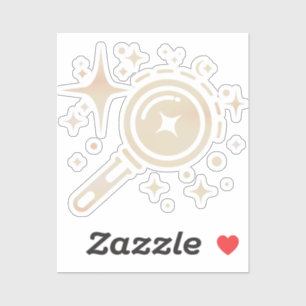 Sticker Des étoiles jumelles, le phare de l'ère numérique 