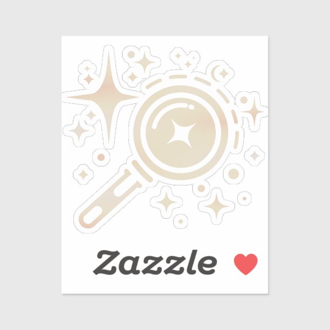 Sticker Des étoiles jumelles, le phare de l'ère numérique  (Feuille)