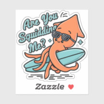 Des jeux de mots mignons sur les calmars orange me