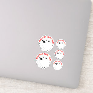 Sticker Des ours polaires contre Trump