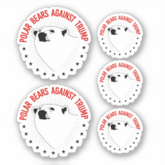 Sticker Des ours polaires contre Trump