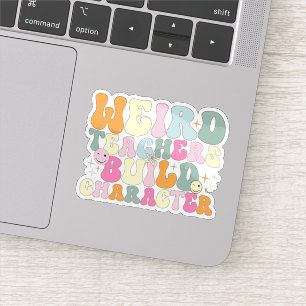 Sticker Des professeurs bizarres construisent des personna