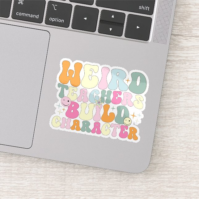 Sticker Des professeurs bizarres construisent des personna (Détail)