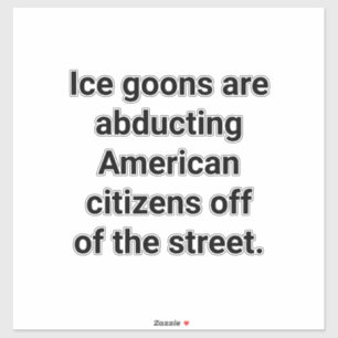 Sticker Des voyous de glace enlèvent des Américains Hankam