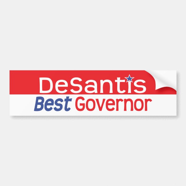 Sticker DeSantis Meilleur Gouverneur Bumper (Devant)