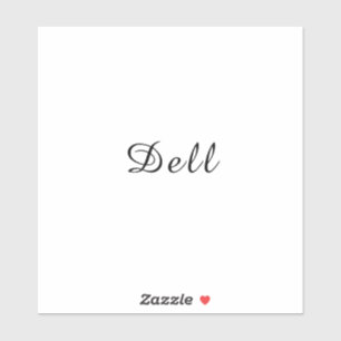 Sticker Design Dell Minimaliste Moderne Élégant