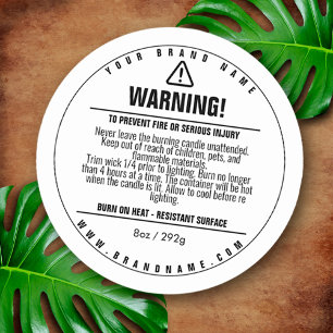 Sticker Design Étiquette pour avertissement de pro