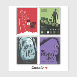 Sticker Design Nightmares - affiches de films d'horreur vi