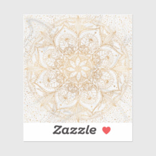 Sticker Design tendance or floral Mandala Marble