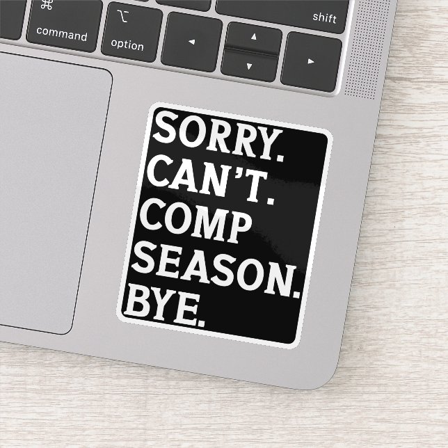 Sticker Désolé ne peut pas venir saison Bye Cheer Dancing  (Détail)