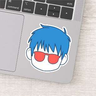 Sticker dessin animé Anime boy