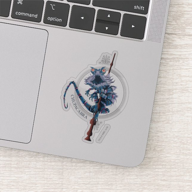 Sticker Dessin Chupacabra & Baguette Aînée (Détail)