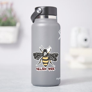 Sticker Dessin d'abeille vintage