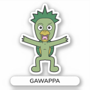 Sticker Dessin japonais Yokai Gawappa