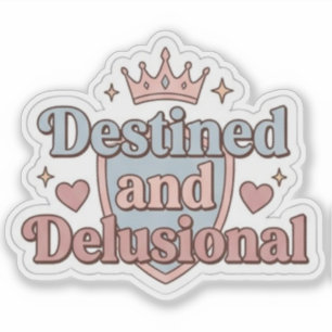 Sticker Destiné et Illusoire - Livre de Fantaisie Drôle