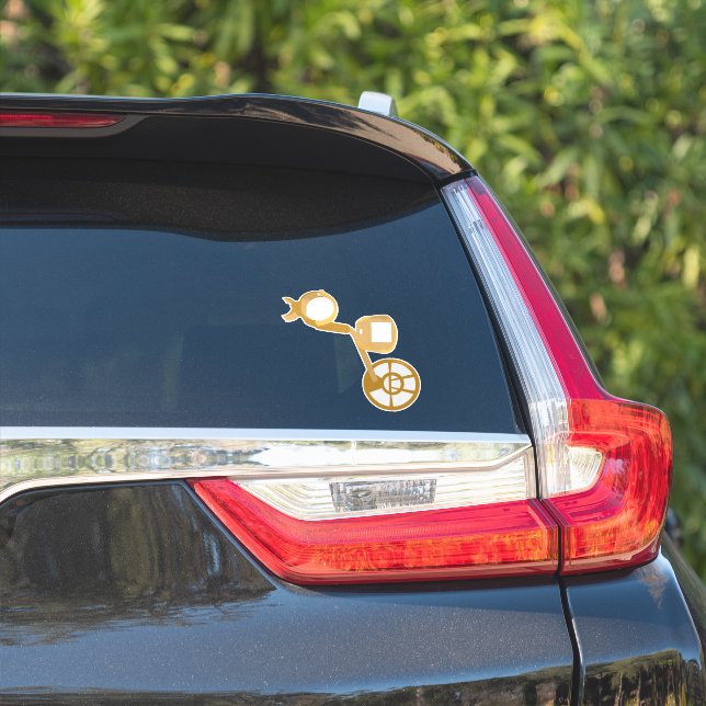 Sticker Détecteur métallique (Côté voiture)