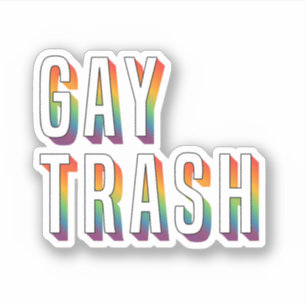 Sticker Détritus gay