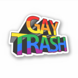 Sticker Détritus gay