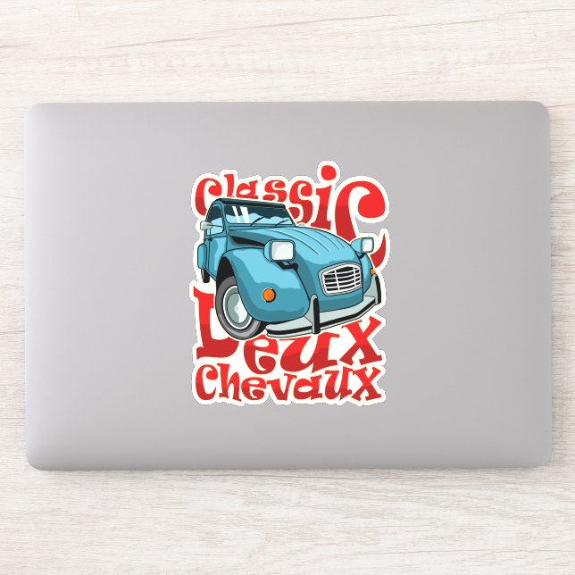 Sticker Deux Chevaux (Ordinateur)