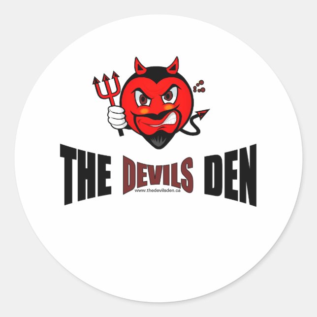 Sticker Devils Den (Devant)