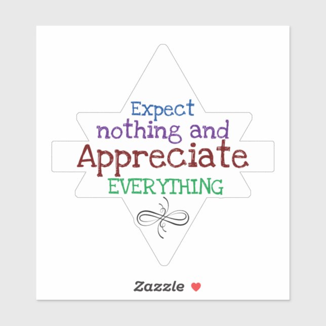 Sticker Devis inspirant (Feuille)