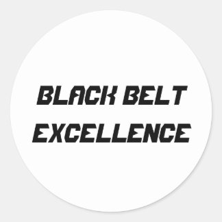 Sticker d'excellence de la ceinture noire