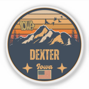Sticker Dexter, Iowa, États-Unis
