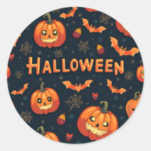 Sticker d'Halloween mignon