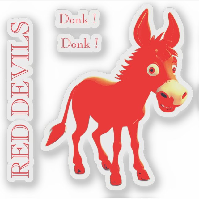 STICKER DIABLES ROUGES (Devant)