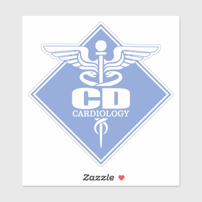 Sticker diamant CD (Cardiologie) (Feuille)