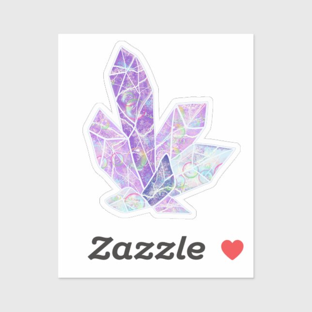 Sticker Diamètre de cluster de saumons boho Universe (Feuille)