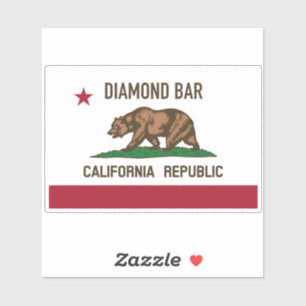 Sticker Diamond Bar Californie
