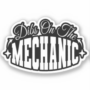 Sticker Dibs Sur Le Réparateur Mécanique D'Entretien De Vo