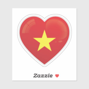 Sticker d'icône de drapeau du Vietnam