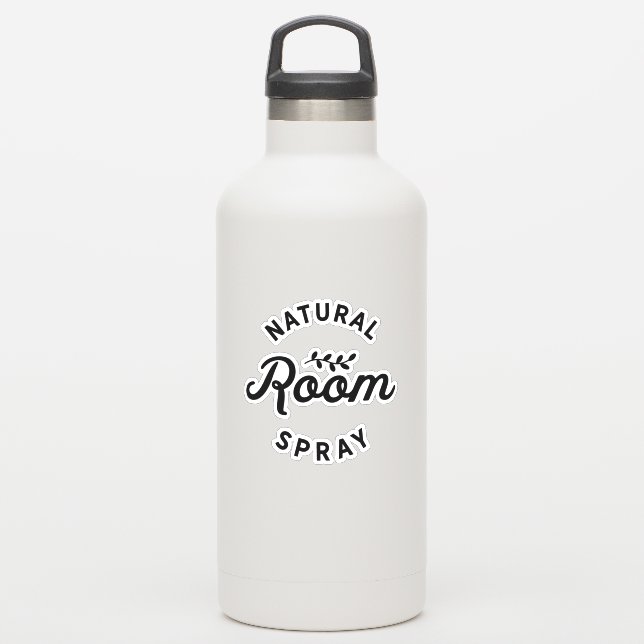 Sticker Die Cut Natural Room Spray Essential Oil (Gourde)