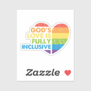 Sticker Dieu Gay Chrétien Lgbt