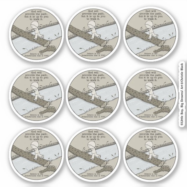 Sticker Dieu sera là (Devant)