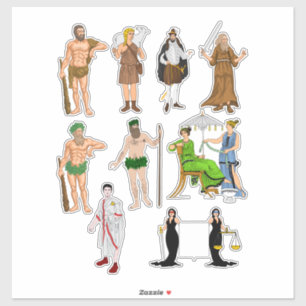 Sticker Dieux Déesse Imaginaire conte de fées Personnes Ca