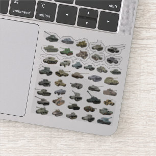 Sticker Différents réservoirs 2ÈME GUERRE MONDIALE